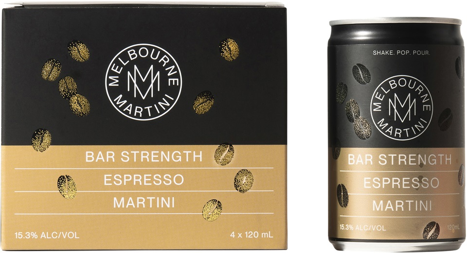 Melbourne Martini Bar Strength Espresso Can 120mL Vintage Cellars